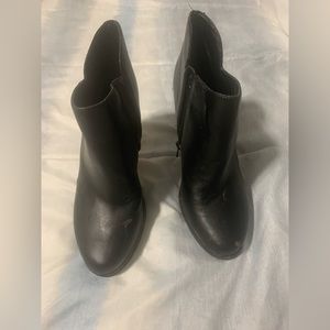 Black 4” heel ankle  boots